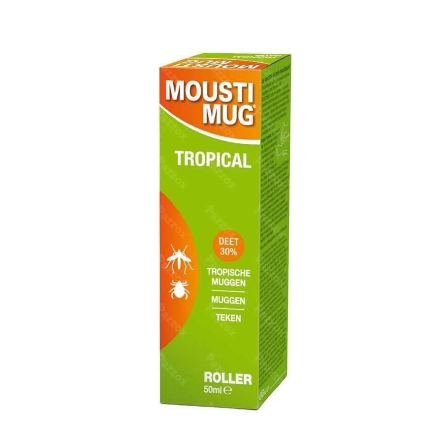 Moustimug Tropical Roller 30% DEET 50ml
