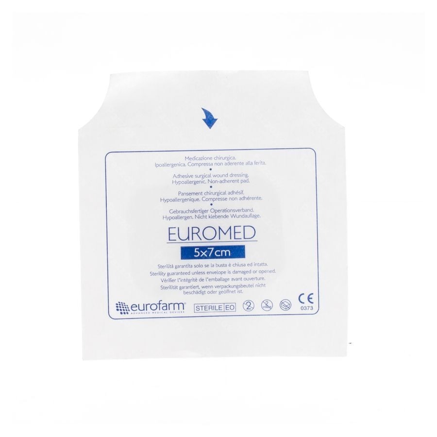 Euromed 5x 7cm 1 Eilandpleister Steriel