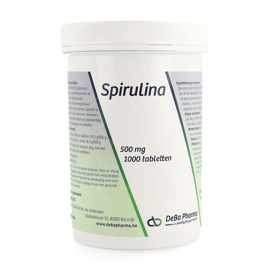 Spirulina Comp 1000x500mg Deba