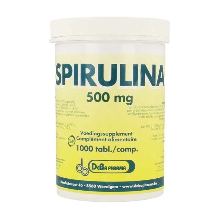 Spirulina Comp 1000x500mg Deba