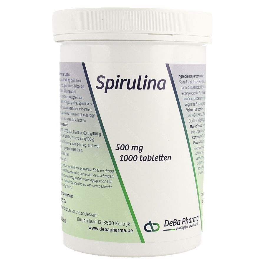Spirulina Comp 1000x500mg Deba