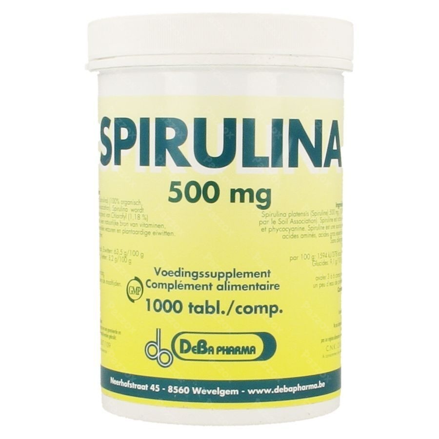 Spirulina Comp 1000x500mg Deba