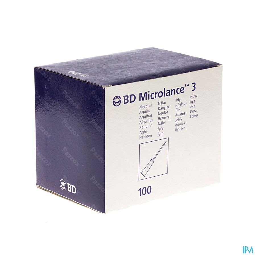Bd Microlance 3 Naald 21g 1 Rb 0,8x25mm Vert 100