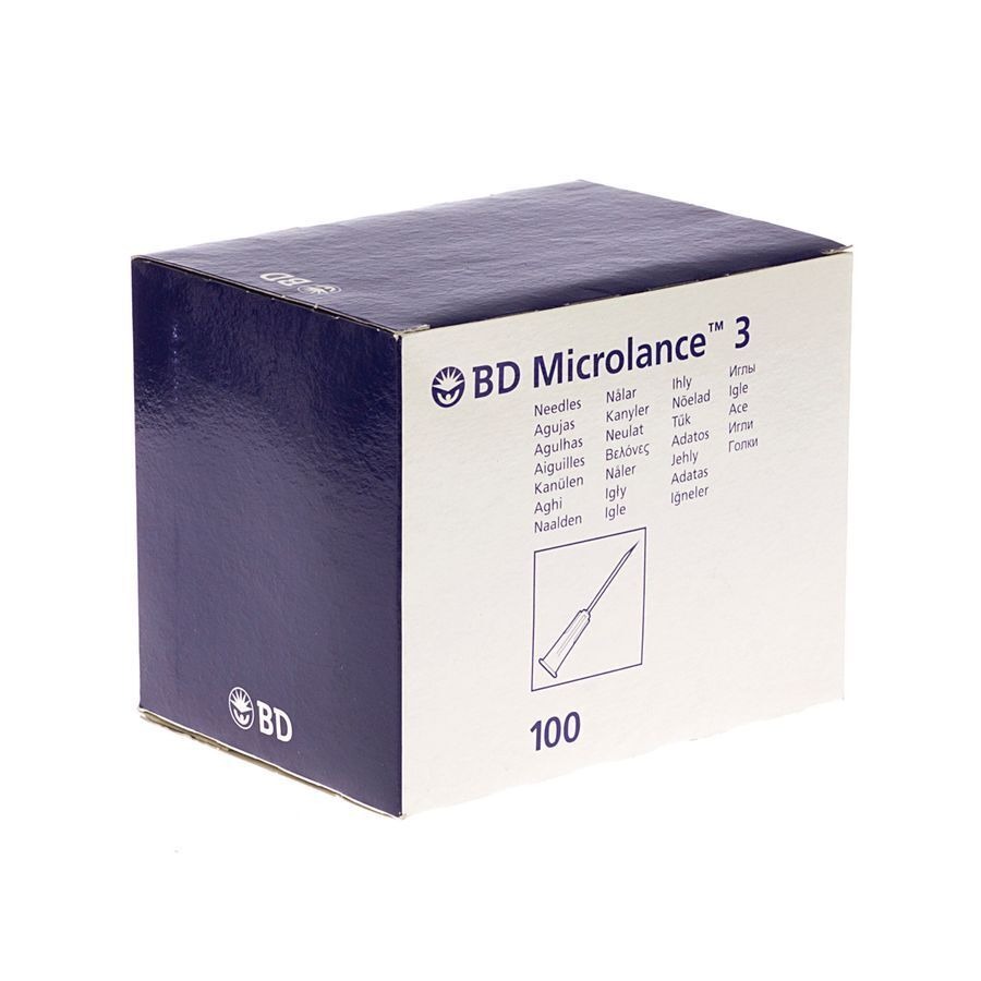 Bd Microlance 3 Naald 21g 1 Rb 0,8x25mm Vert 100