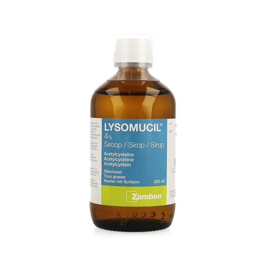 Lysomucil 4% Slijmhoest Siroop 200ml
