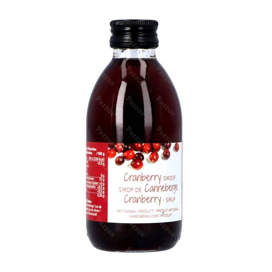 Cranberrysiroop 200ml 5097 Revogan