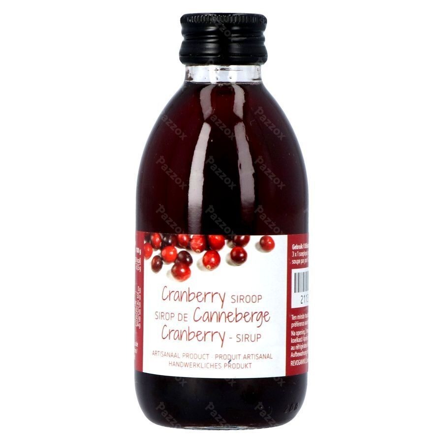 Cranberrysiroop 200ml 5097 Revogan