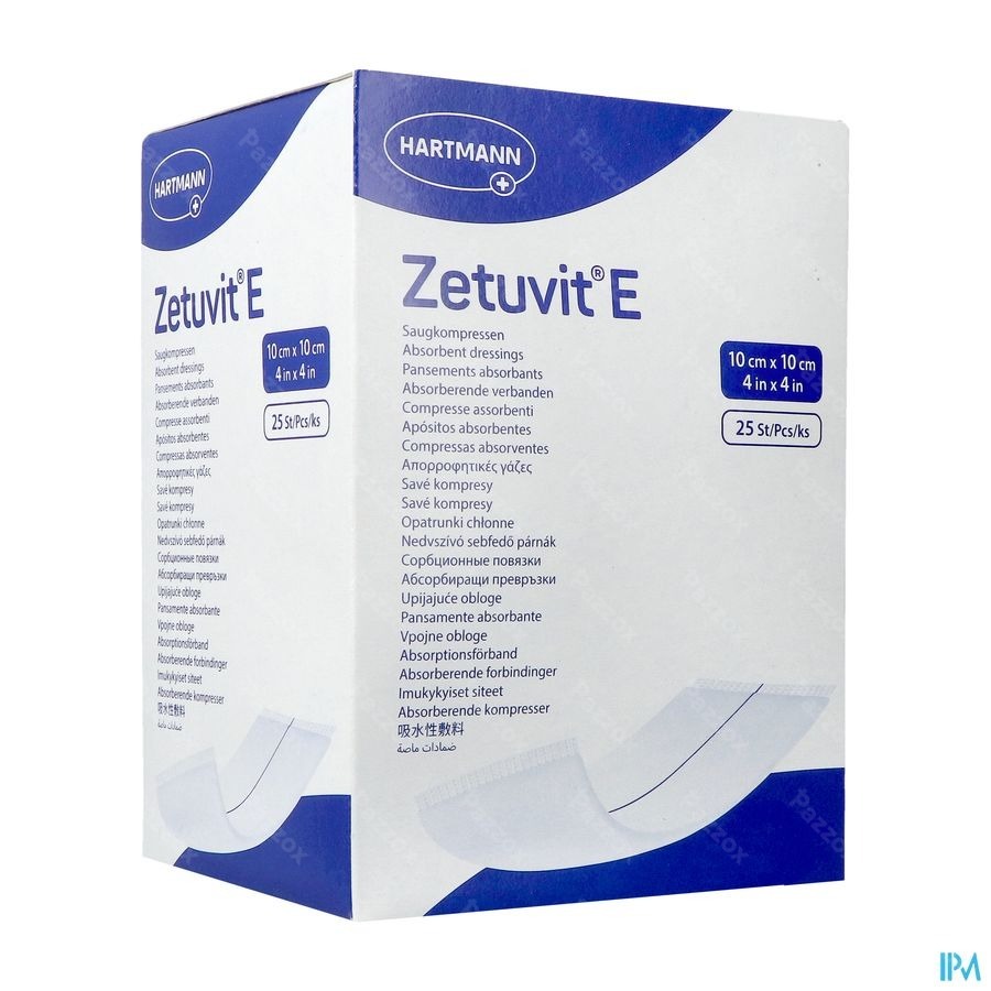 Zetuvit E 10x10cm St. 25 P/s
