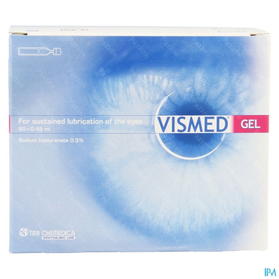 Vismed Gel Bevochtigen Ogen 0,3% Fl 60 X 0,45ml