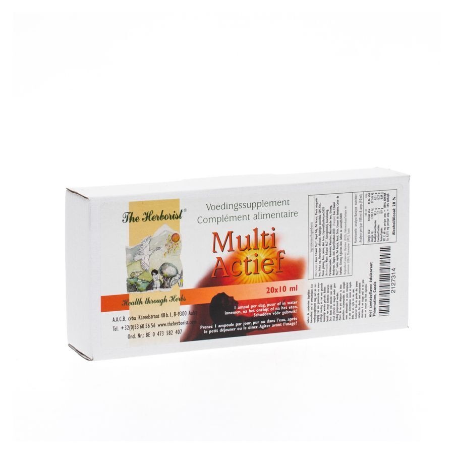 Herborist Multi Actief Amp 20x10ml 0733