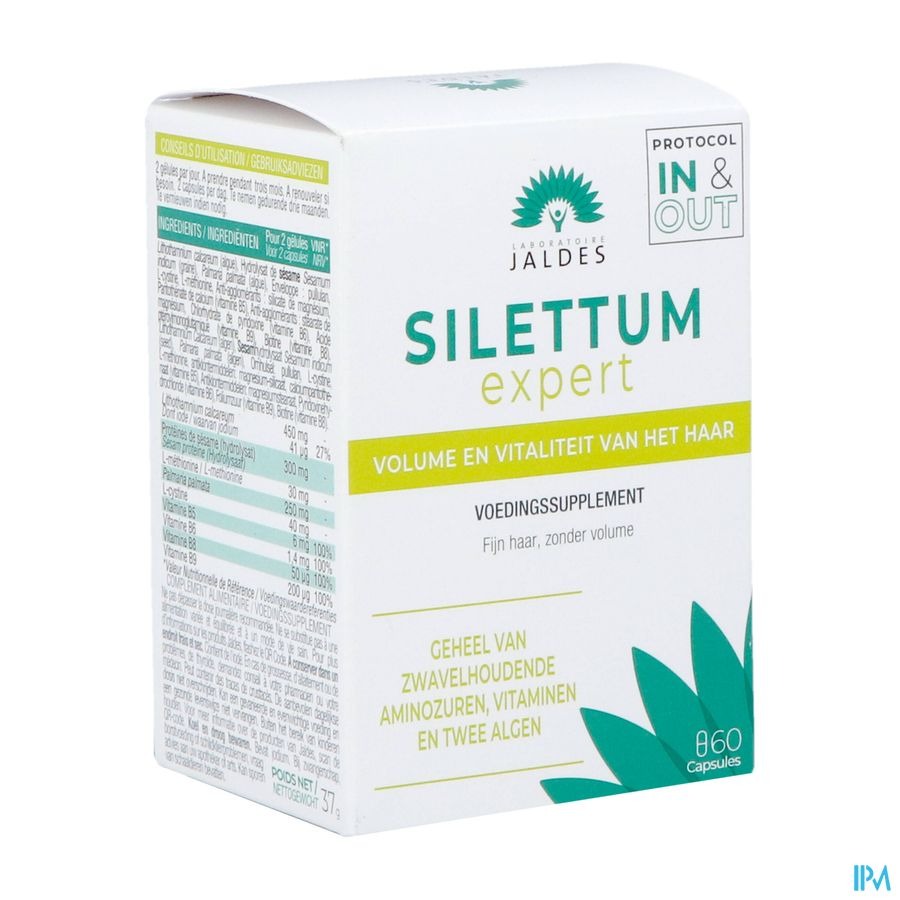 Jaldes Silettum Voedingssupplement Fijn Haar 60 Capsules