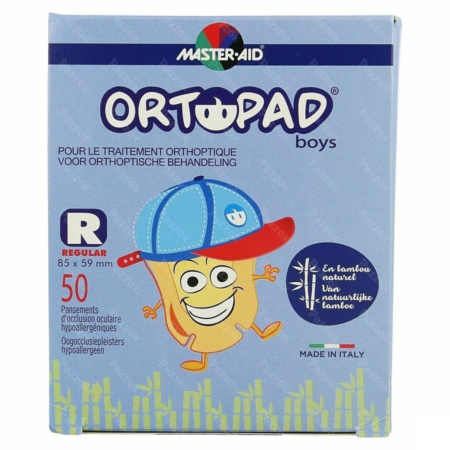Ortopad Regular For Boys Oogpleister 50 73324
