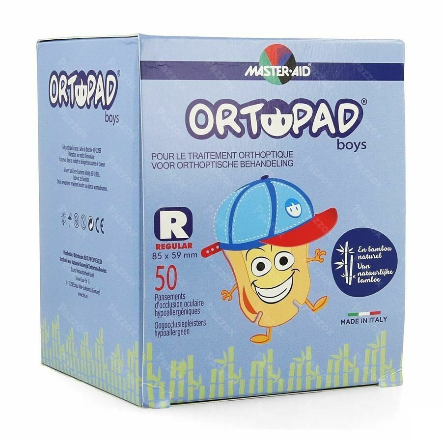 Ortopad Regular For Boys Oogpleister 50 73324