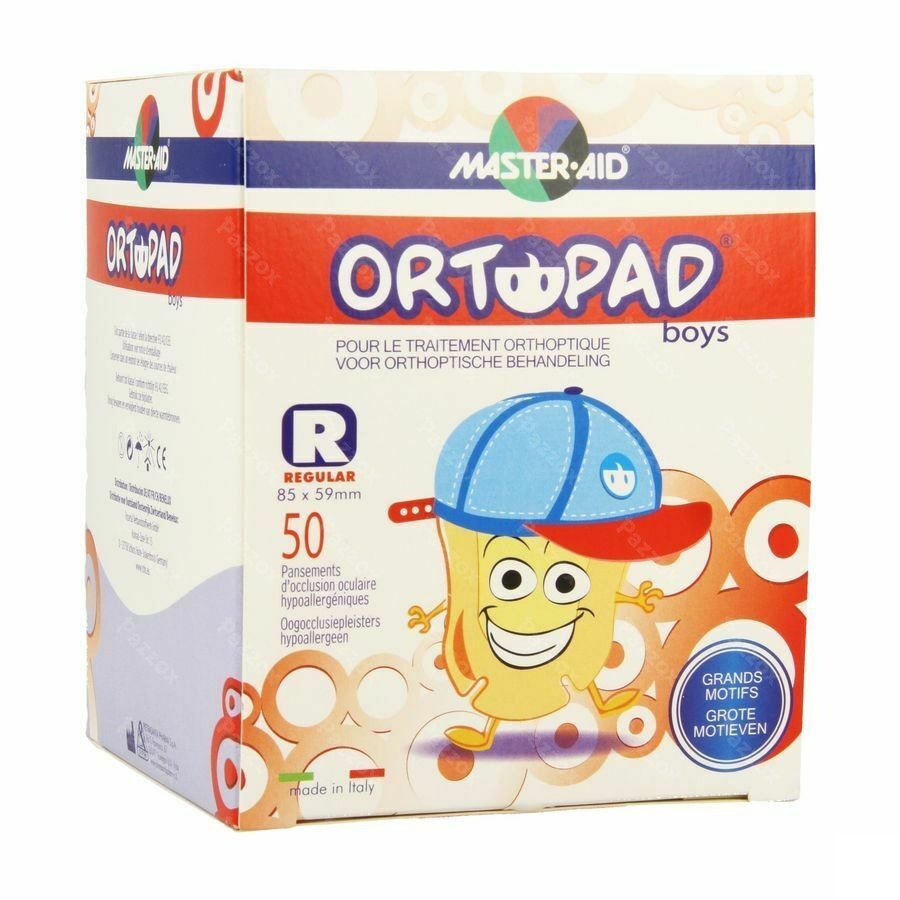Ortopad Regular For Boys Oogpleister 50 73324