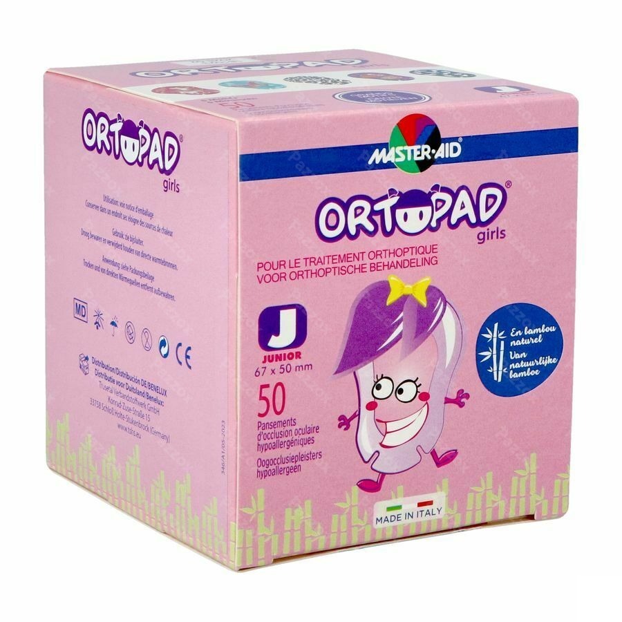 Ortopad Junior For Girls Oogpleister 50 73221