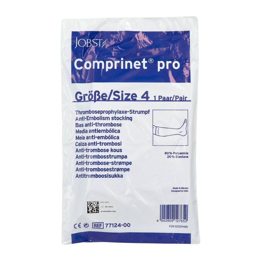 Comprinet Pro Knee Kous A/embolie T4 1paar 7712400