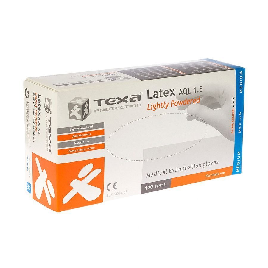 Cmt Handschoenen Latex Wit Lp M 100