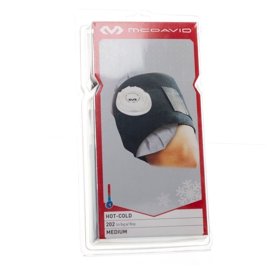Mcdavid Ice Bag Wrap Regular 9cm Black 202