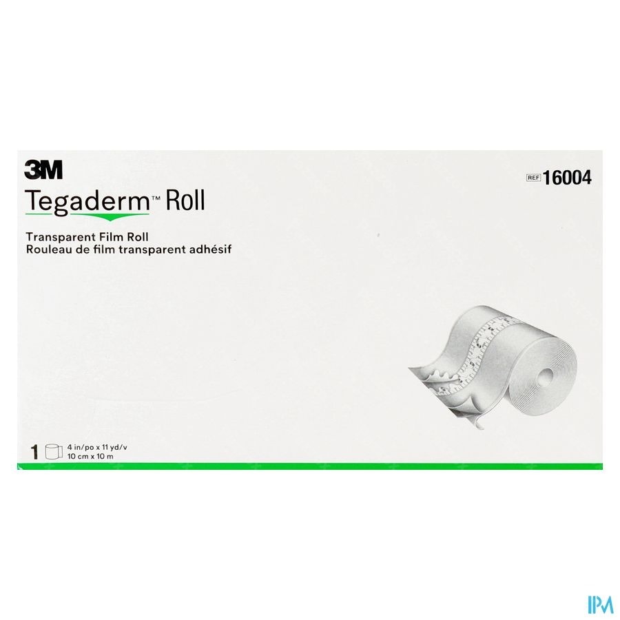 Tegaderm Roll 3m Film Transp. 10cmx10m 1 16004