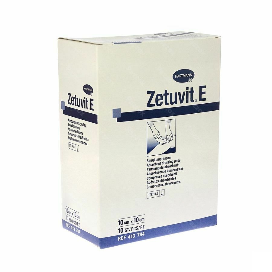 Zetuvit E 10x10cm St. 10 P/s