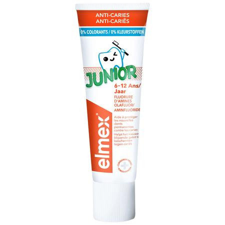 Elmex Junior Tandpasta 6-12 Jaar 75ml