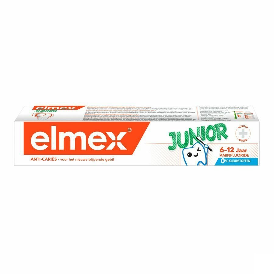 Elmex Junior Tandpasta 6-12 Jaar 75ml