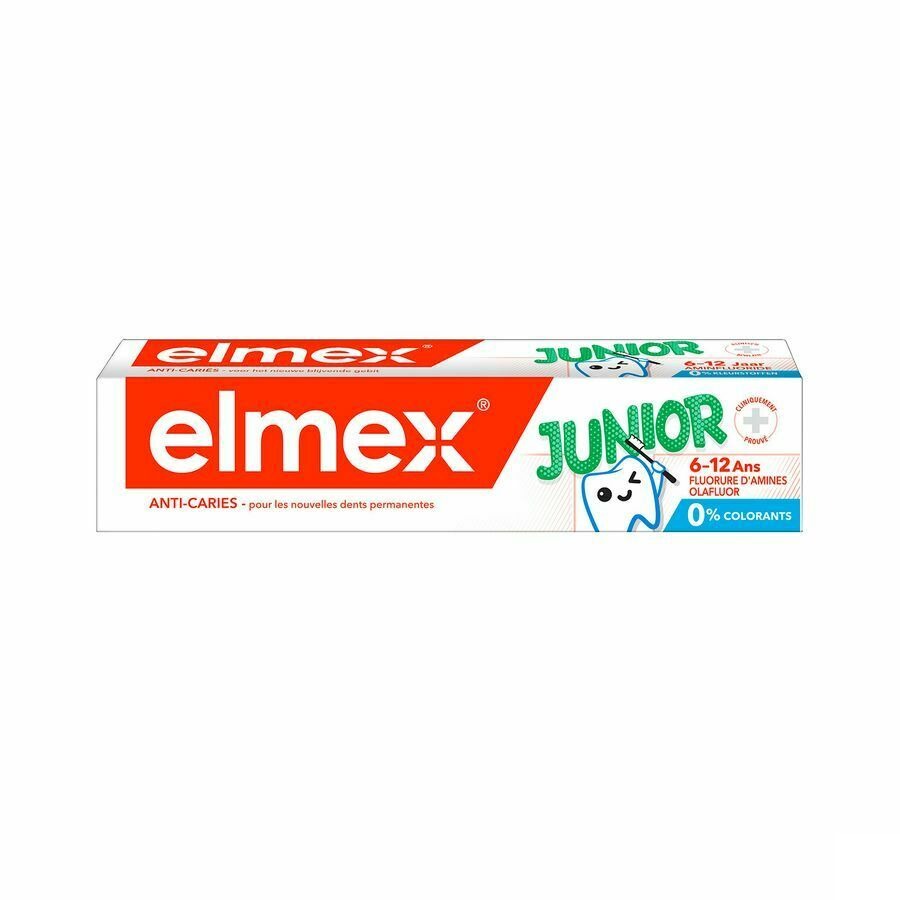 Elmex Junior Tandpasta 6-12 Jaar 75ml