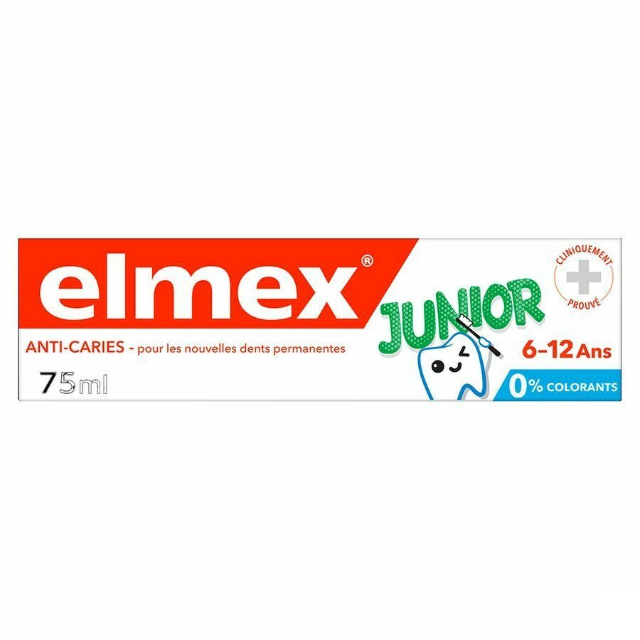 Elmex Junior Tandpasta 6-12 Jaar 75ml