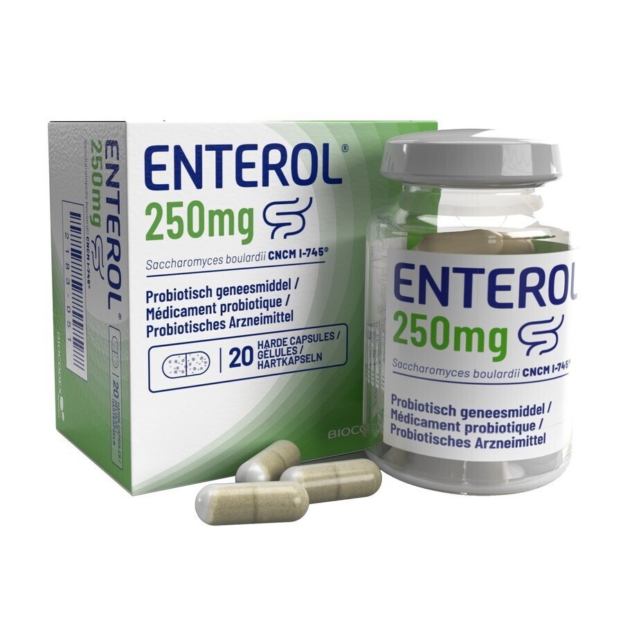 Enterol 250mg Caps Harde Dur 20 X 250mg