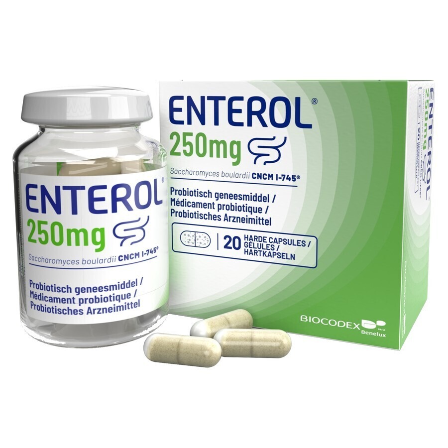 Enterol 250mg Caps Harde Dur 20 X 250mg