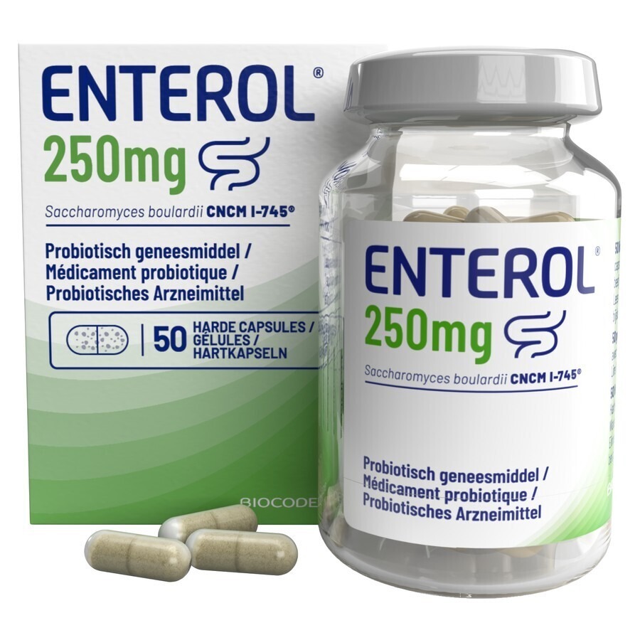 Enterol 250mg 50 Capsules