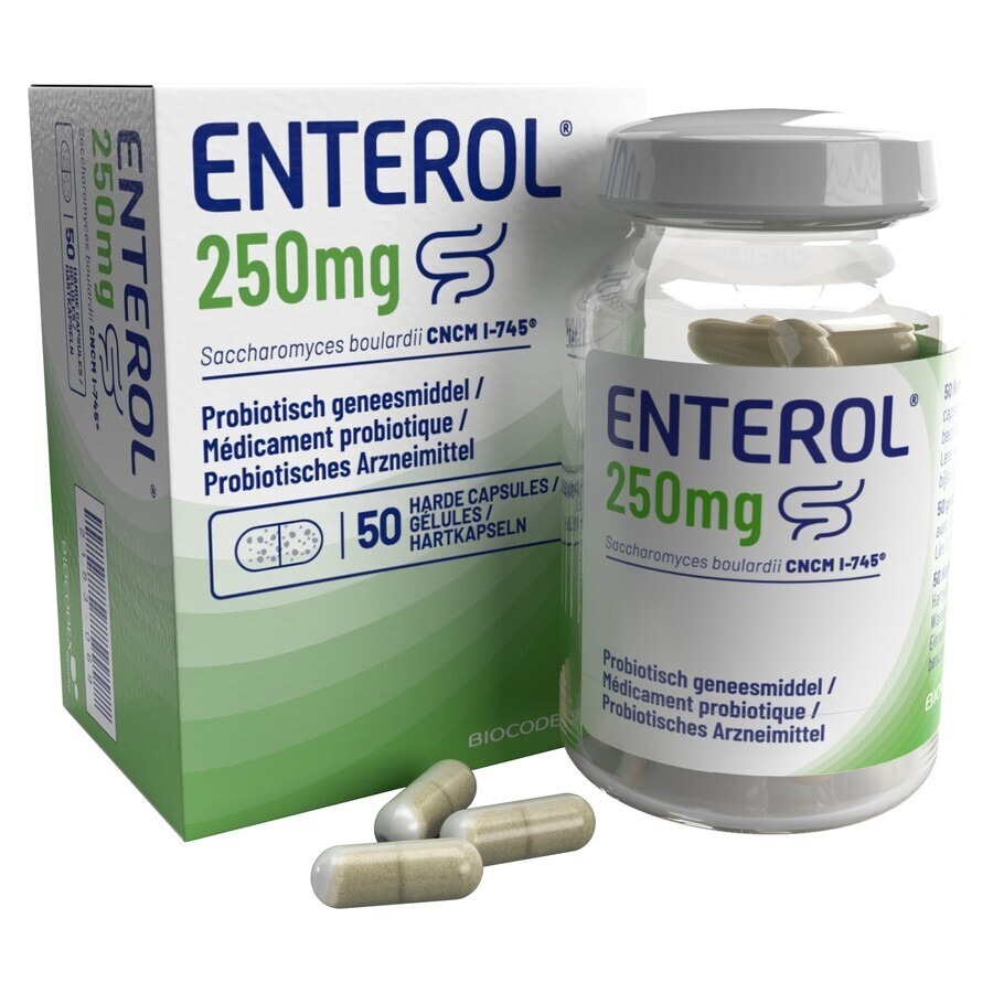 Enterol 250mg 50 Capsules