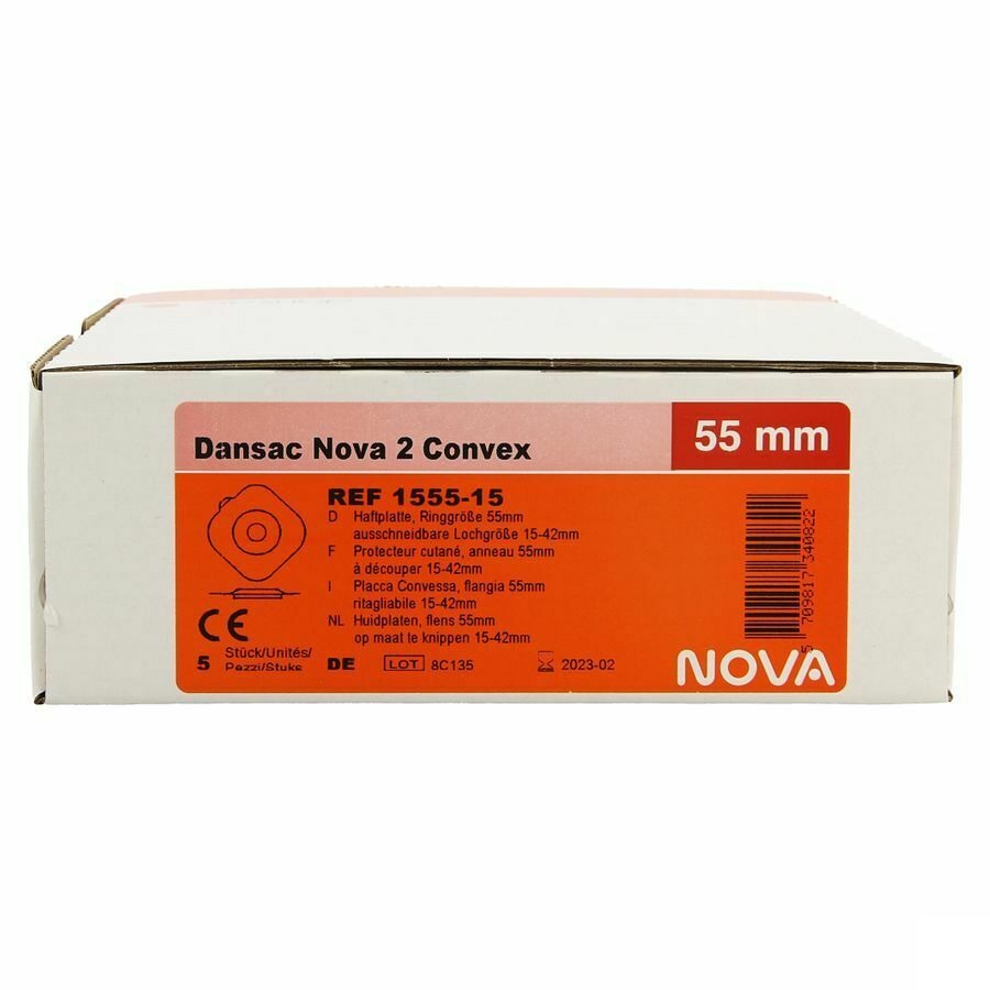 Dansac Nova 2 Convex Platen 15-42mm 5 1555-15
