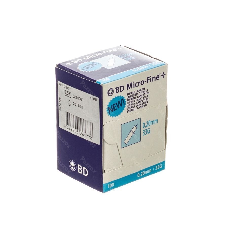 Bd Microfine+ Lancet 33g 100 326177