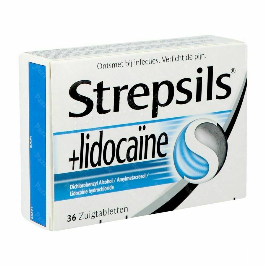 Strepsils + Lidocaine 36 Zuigtabletten