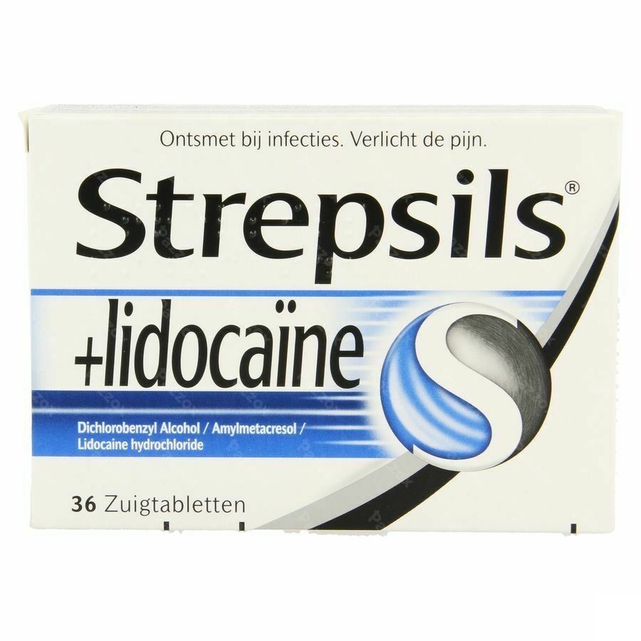 Strepsils + Lidocaine 36 Zuigtabletten