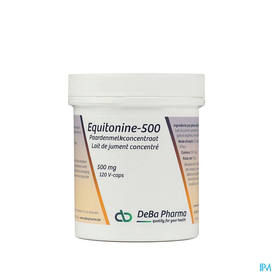 Equitonine V-caps 120x500mg Deba