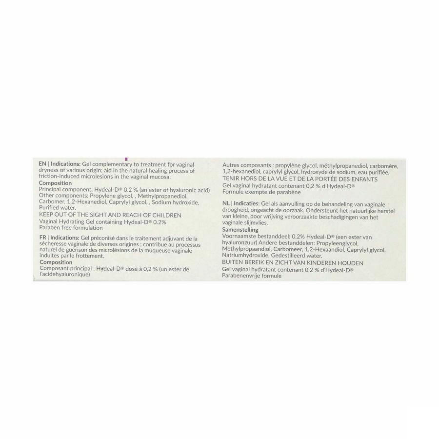 Hyalofemme Vaginale Gel + Applicator Tube 30g