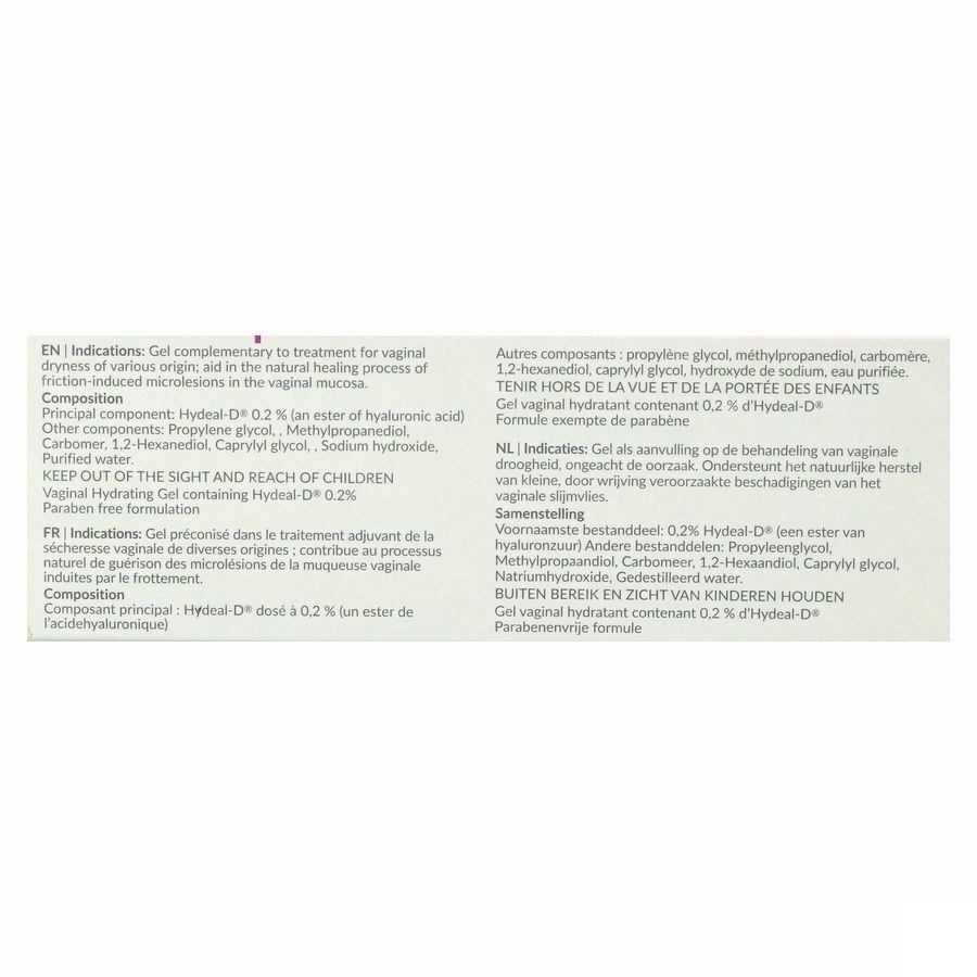Hyalofemme Vaginale Gel + Applicator Tube 30g