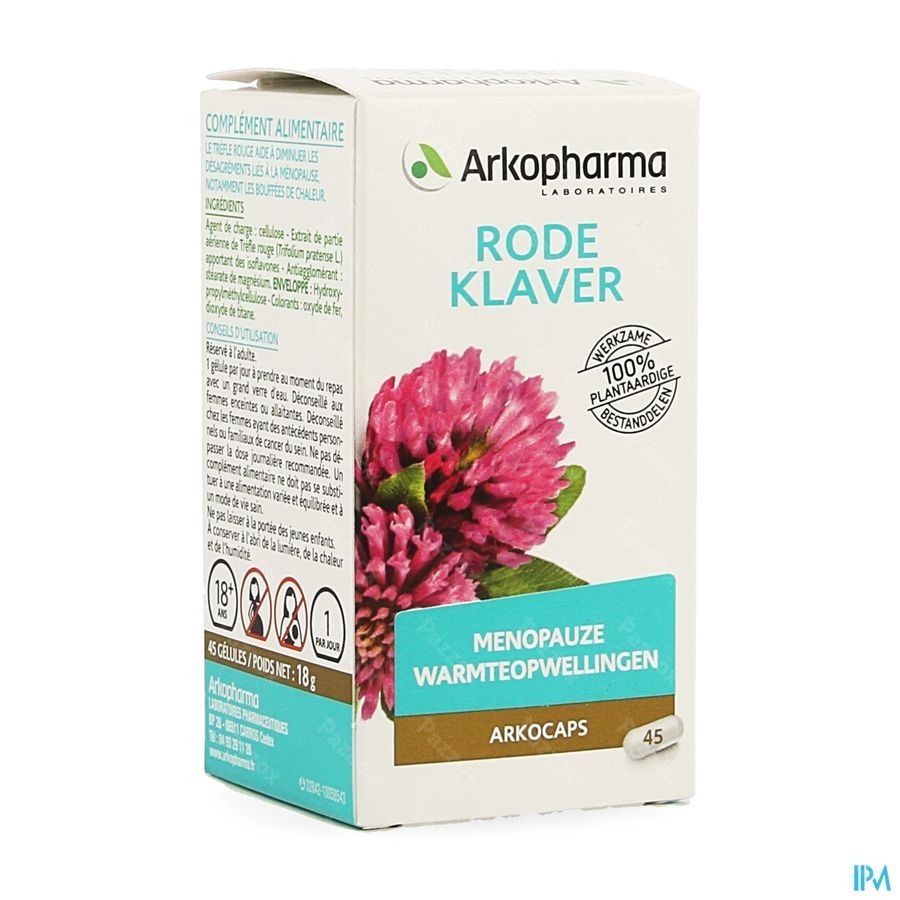 Arkocaps Rode Klaver Plantaardig 45