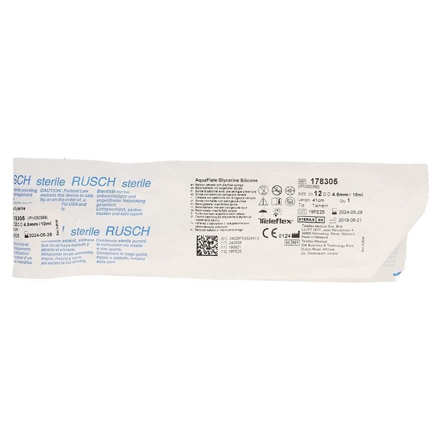 Rusch Aquaflate Bal.sonde+voorg.spuit Ch12 178305