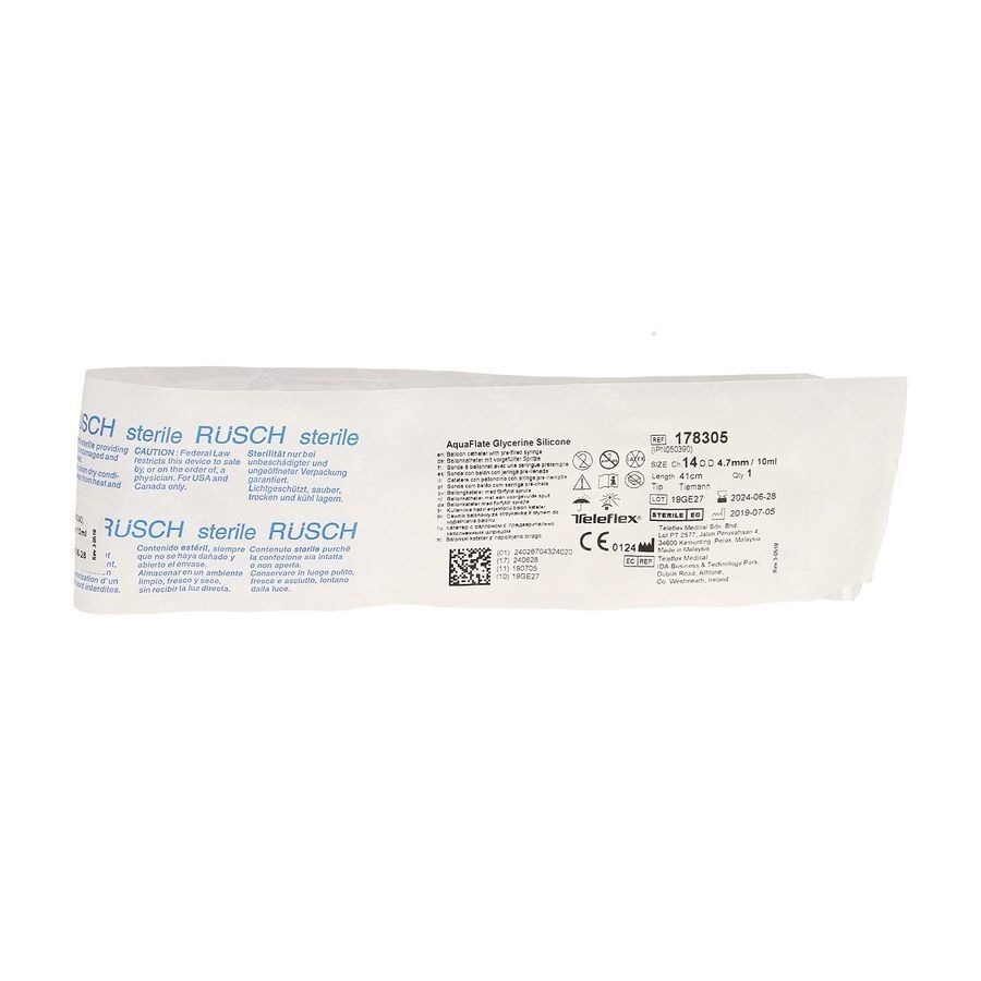 Rusch Aquaflate Bal.sonde+voorg.spuit Ch14 178305
