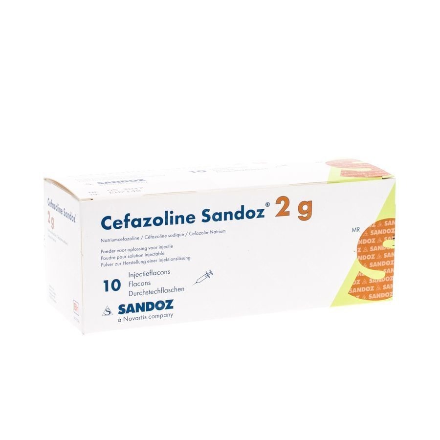 Cefazoline Sandoz Im Iv 10 Amp 2g