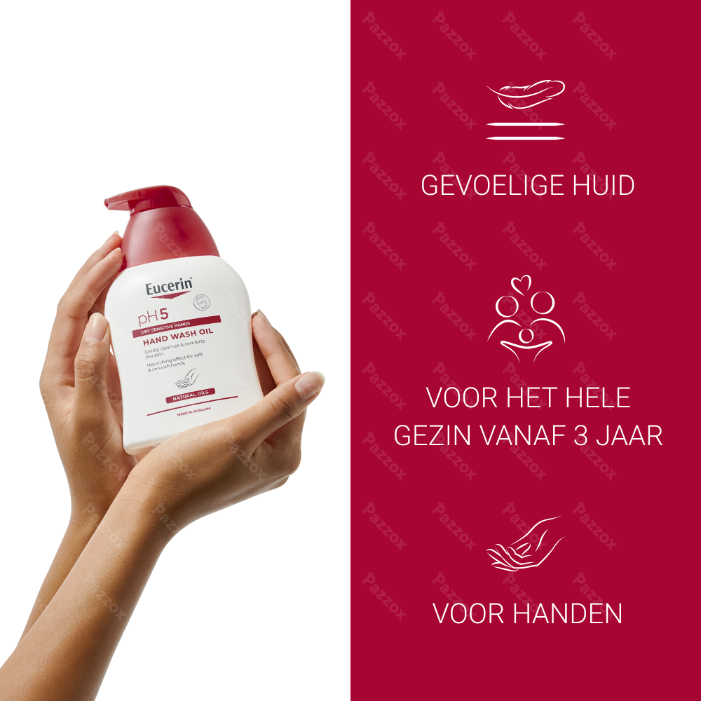 Eucerin pH5 Handreinigingsolie Droge en Gebarsten Handen 250ml