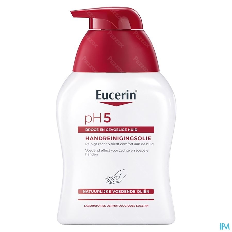 Eucerin pH5 Handreinigingsolie Droge en Gebarsten Handen 250ml