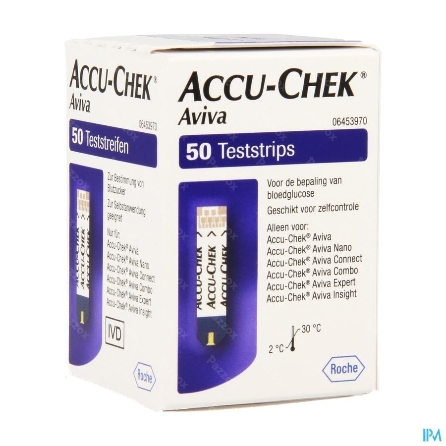 Accu Chek Aviva Teststrips Bloedglucose 50 Stuks