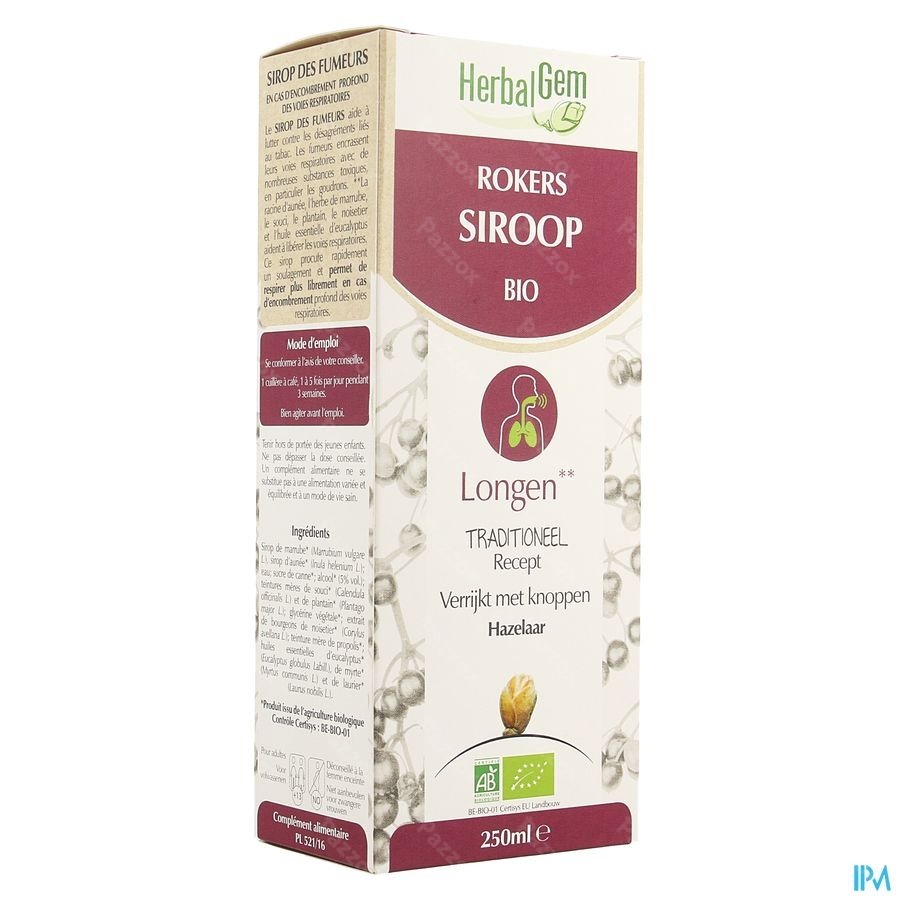 Herbalgem Rokerssiroop 250ml