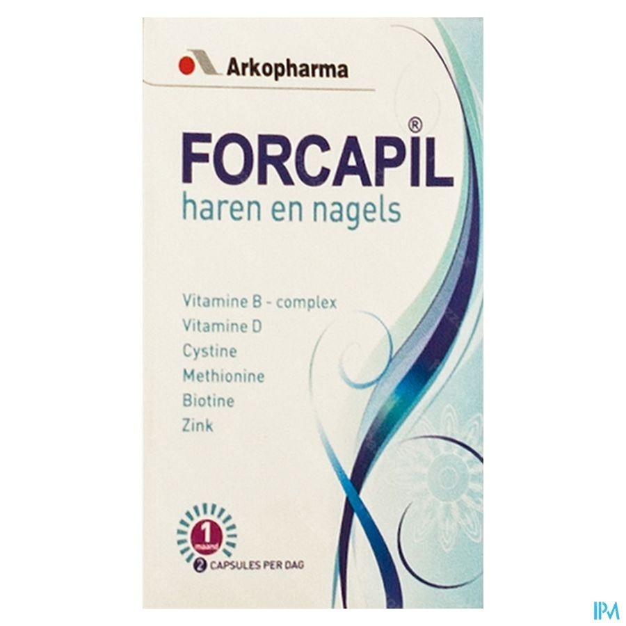 Arkopharma Forcapil Voedingssupplement Haar en Nagels 60 Capsules