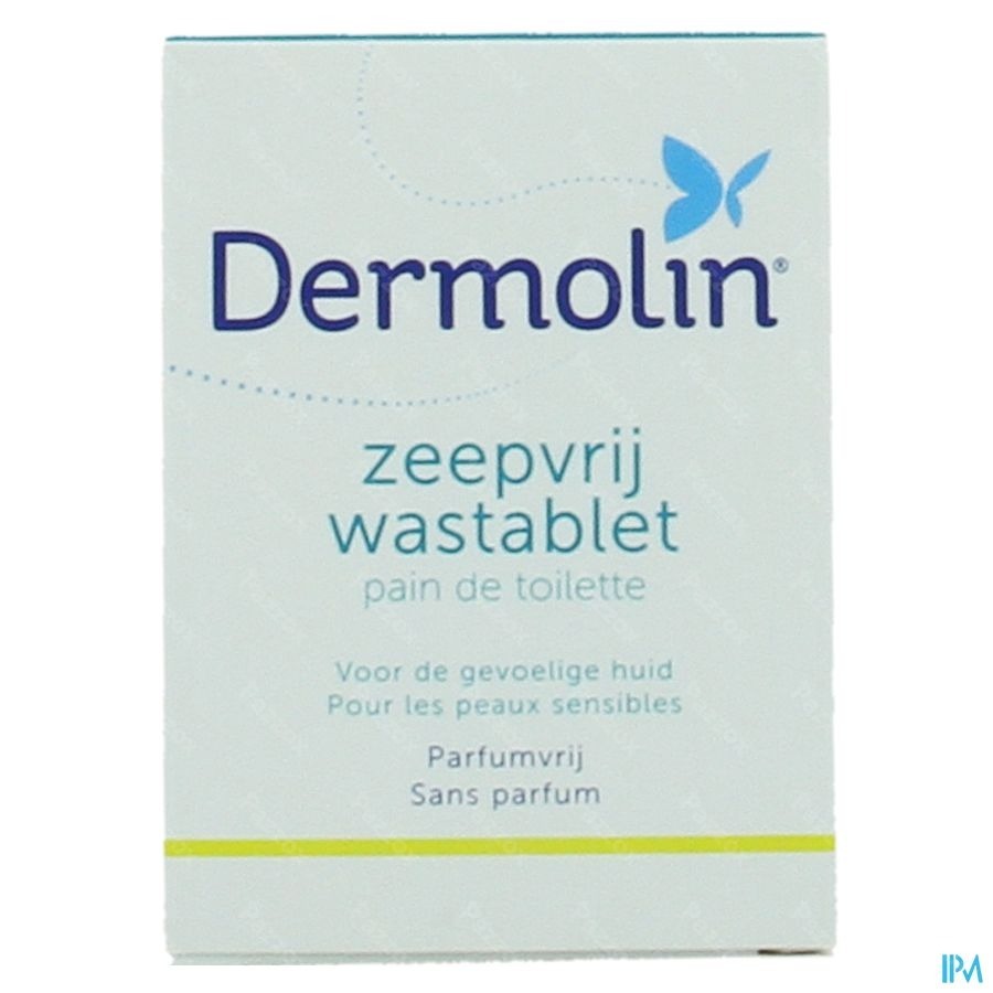Dermolin Zeepvrij Wastablet N/parf Nf 100g
