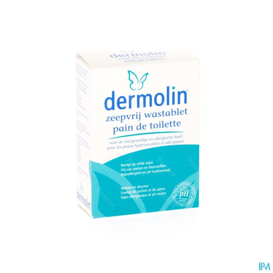 Dermolin Zeepvrij Wastablet N/parf Nf 100g